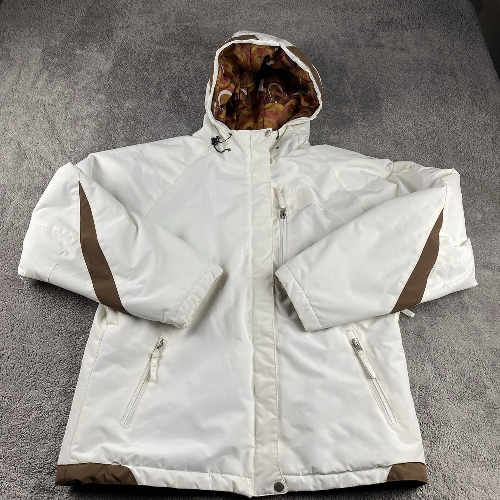 Snozu Jacket Mens‎ XL  White Hooded